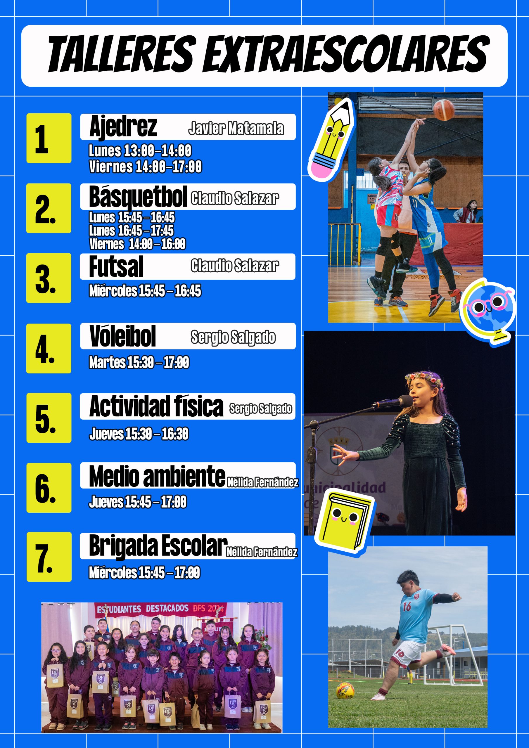 tabla contenido talleres 1